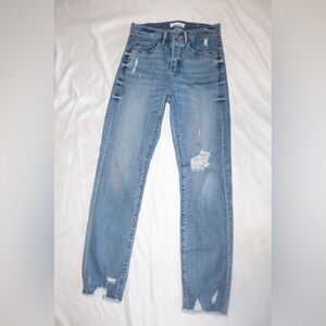 Loft Women’s Light Blue Distressed Jeans